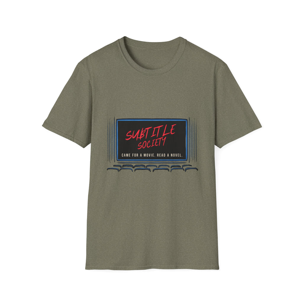 Subtitle Society Read A Novel T-Shirt