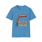 Skip Intro Stuck On Logos T-Shirt