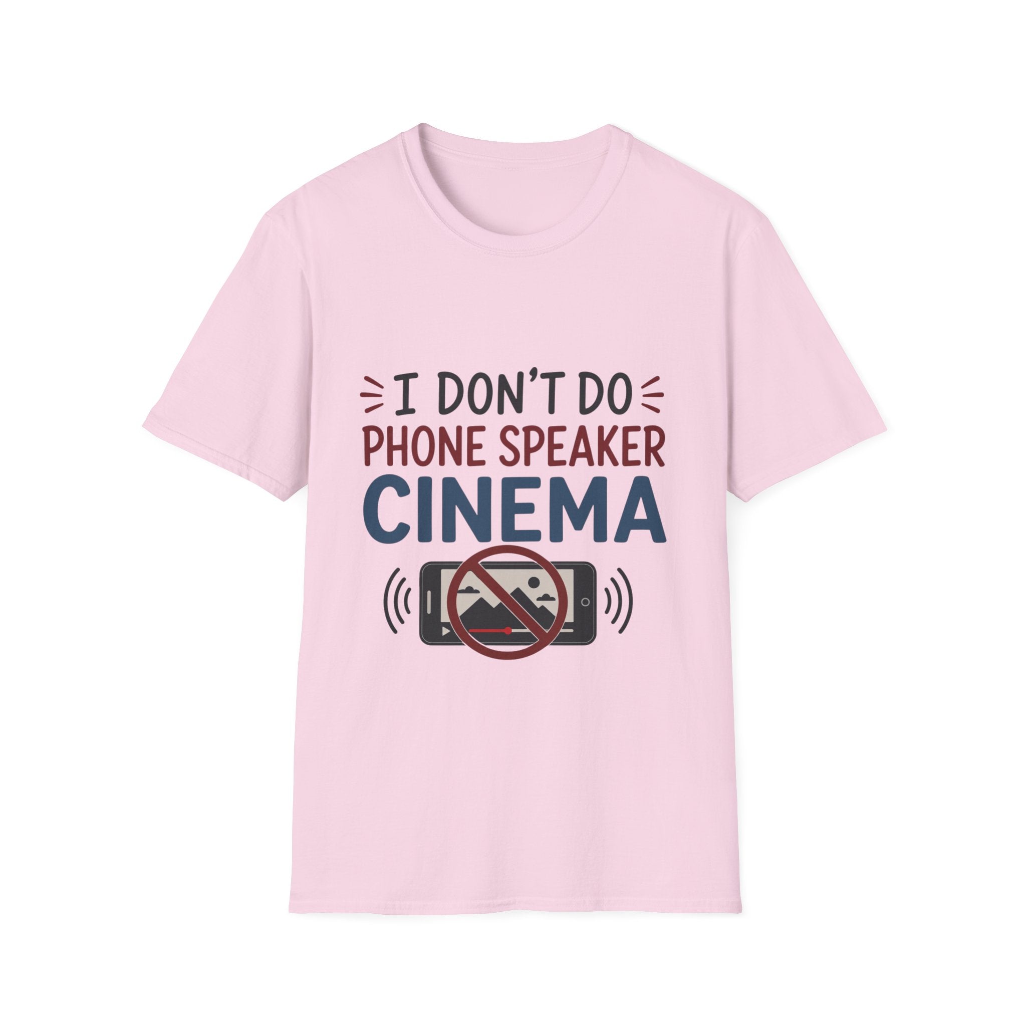Dont Do Phone Speaker Cinema T-Shirt
