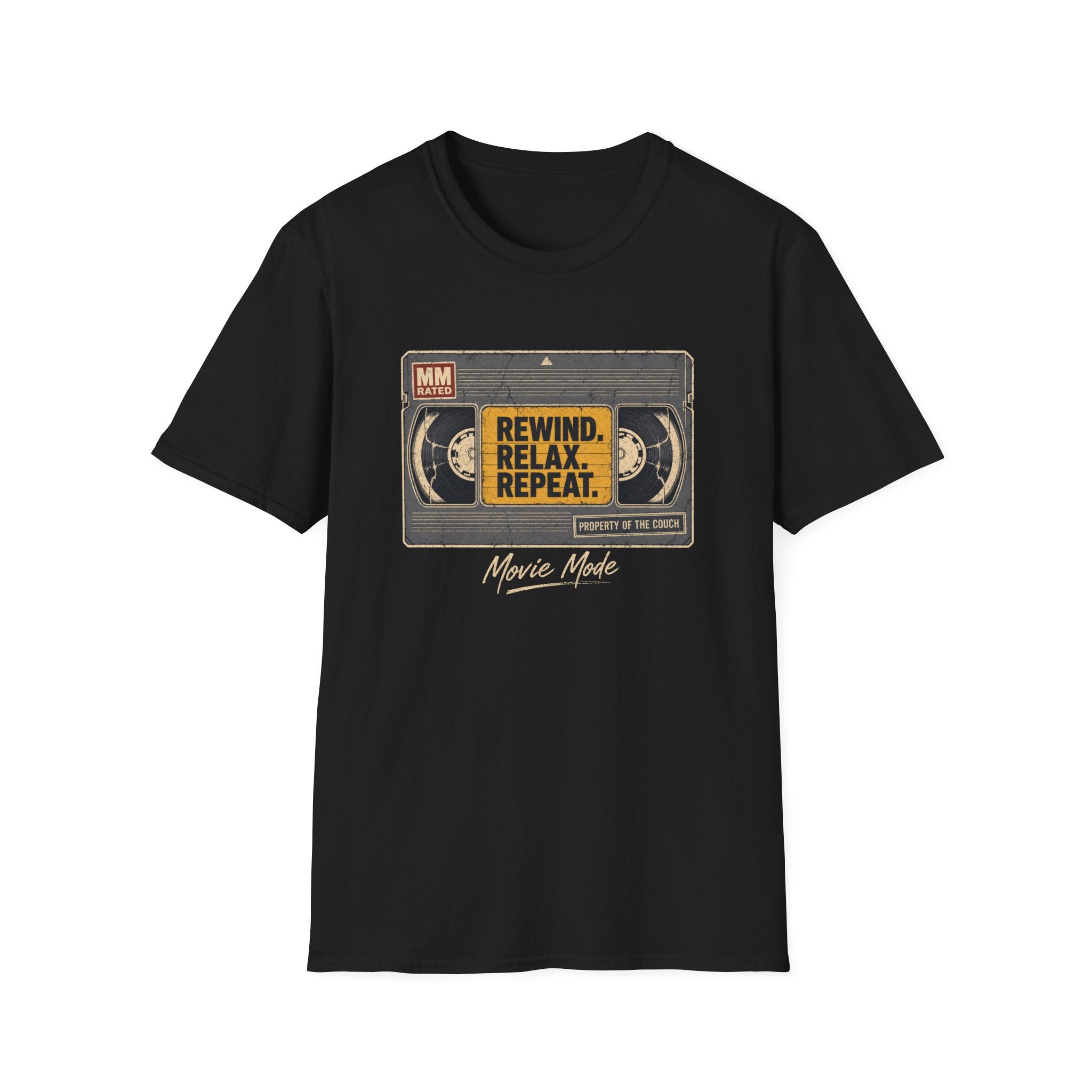 Rewind Relax Repeat Movie Mode T-Shirt