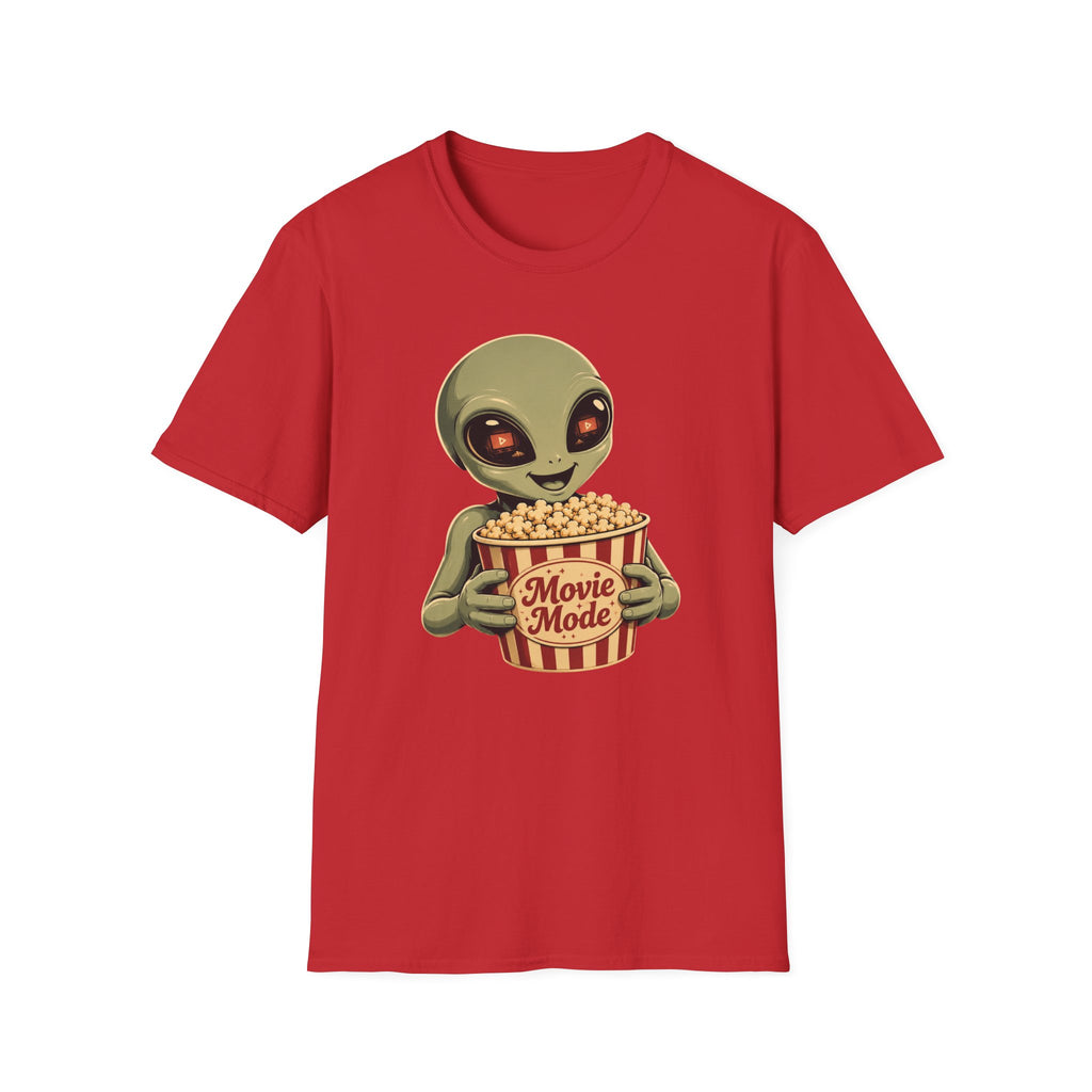 Alien Loves Movies And Snacks T-Shirt