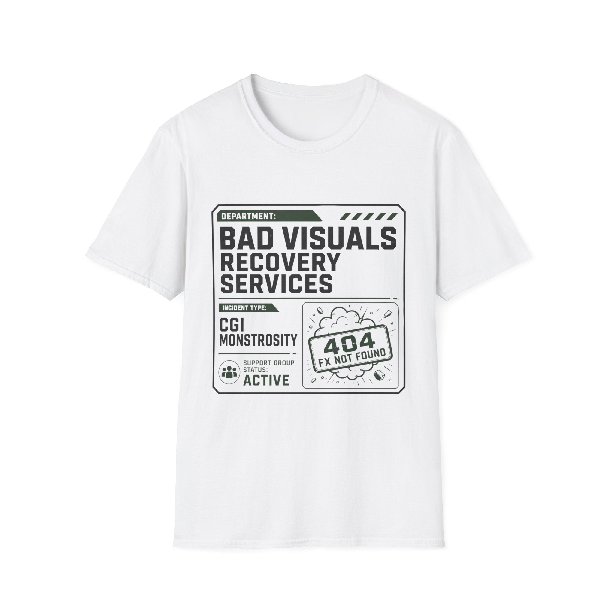 Bad Visuals Recovery Services T-Shirt