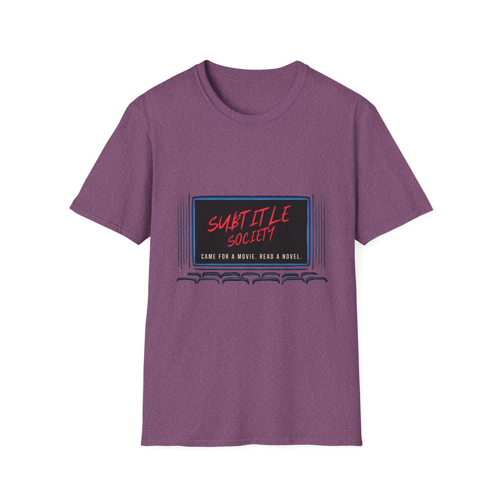 Subtitle Society Read A Novel T-Shirt