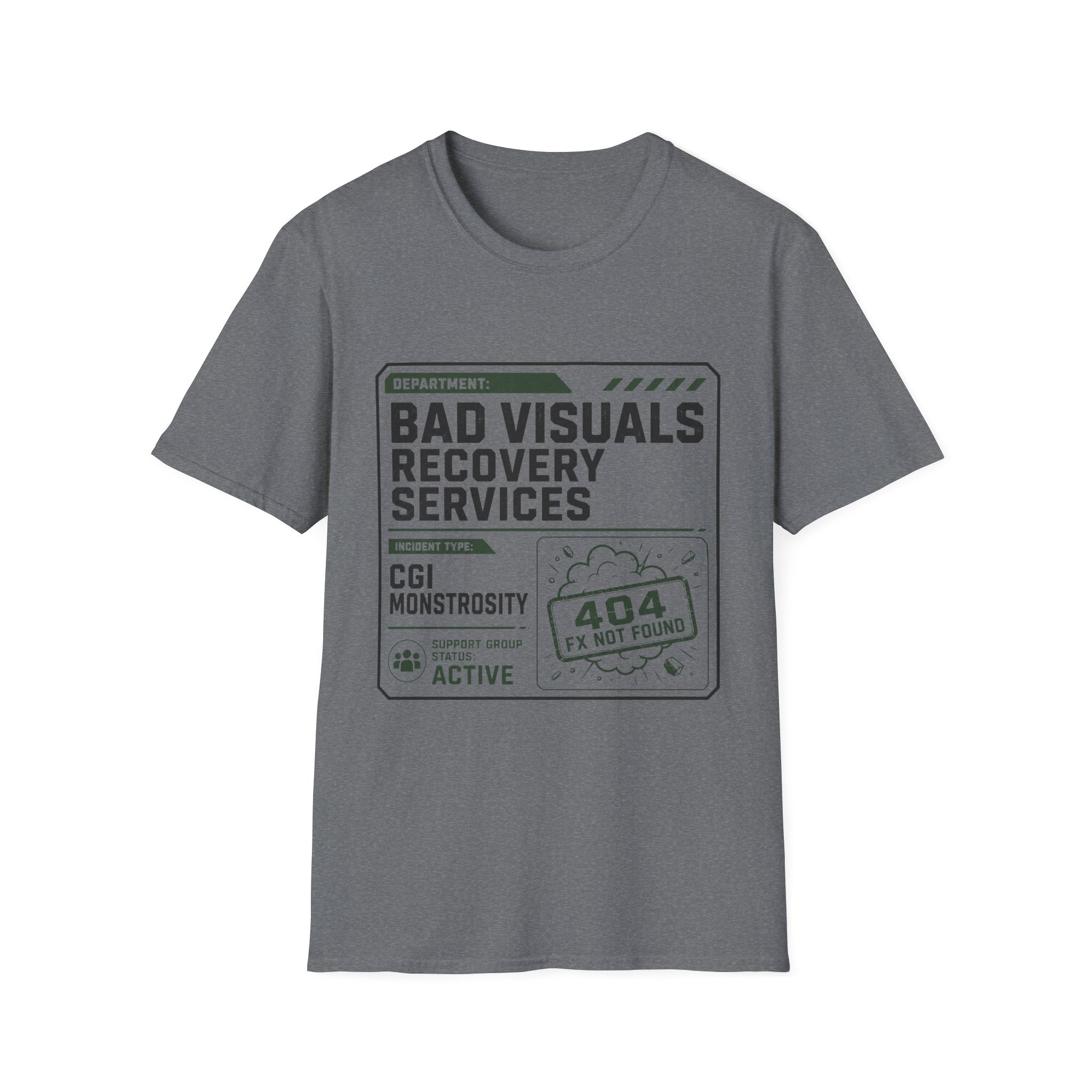 Bad Visuals Recovery Services T-Shirt