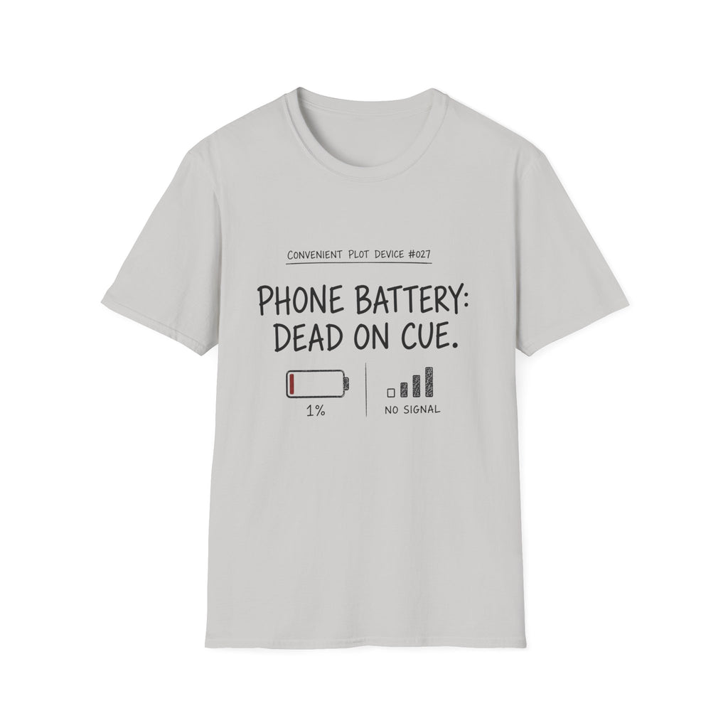 Phone Battery On Cue T-Shirt