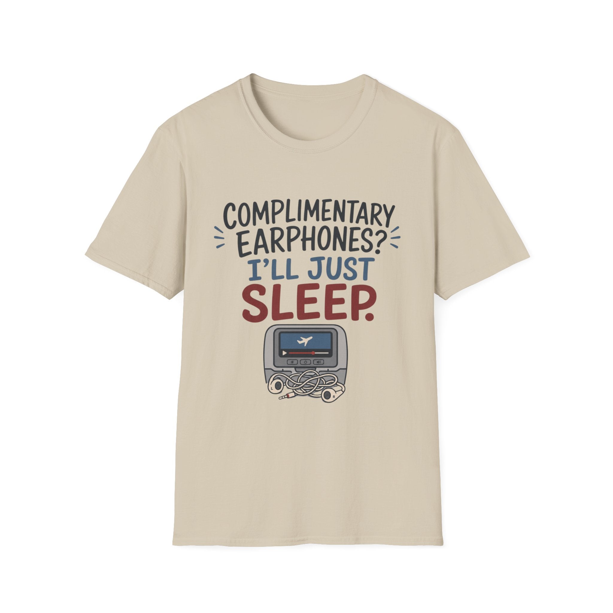 Complimentary Earphones I'll Sleep T-Shirt