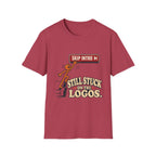 Skip Intro Stuck On Logos T-Shirt