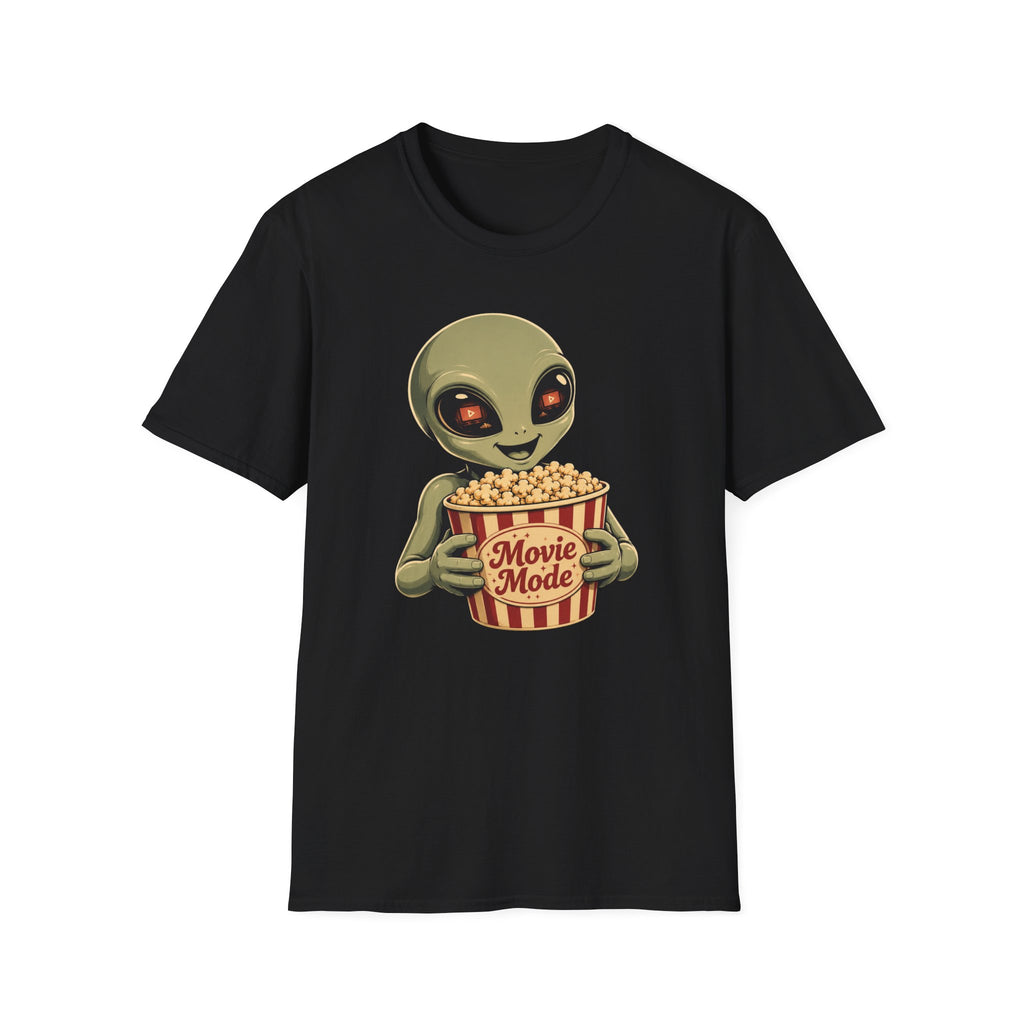 Alien Loves Movies And Snacks T-Shirt