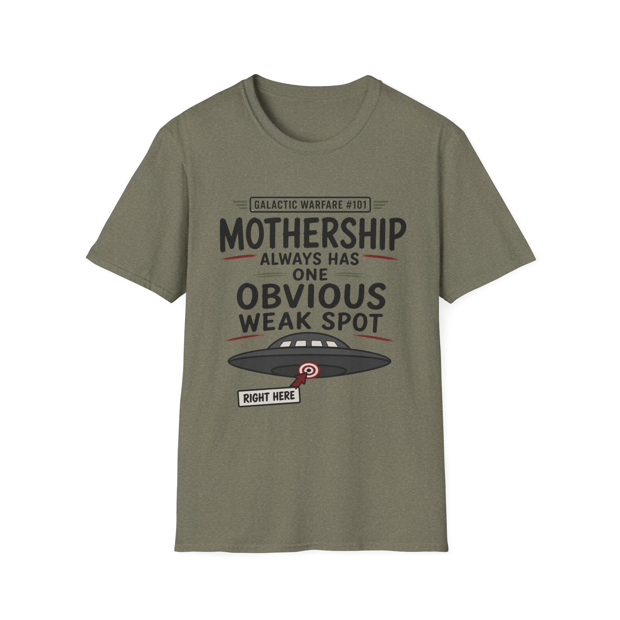 Mothership Has Obvious Weak Spot T-Shirt