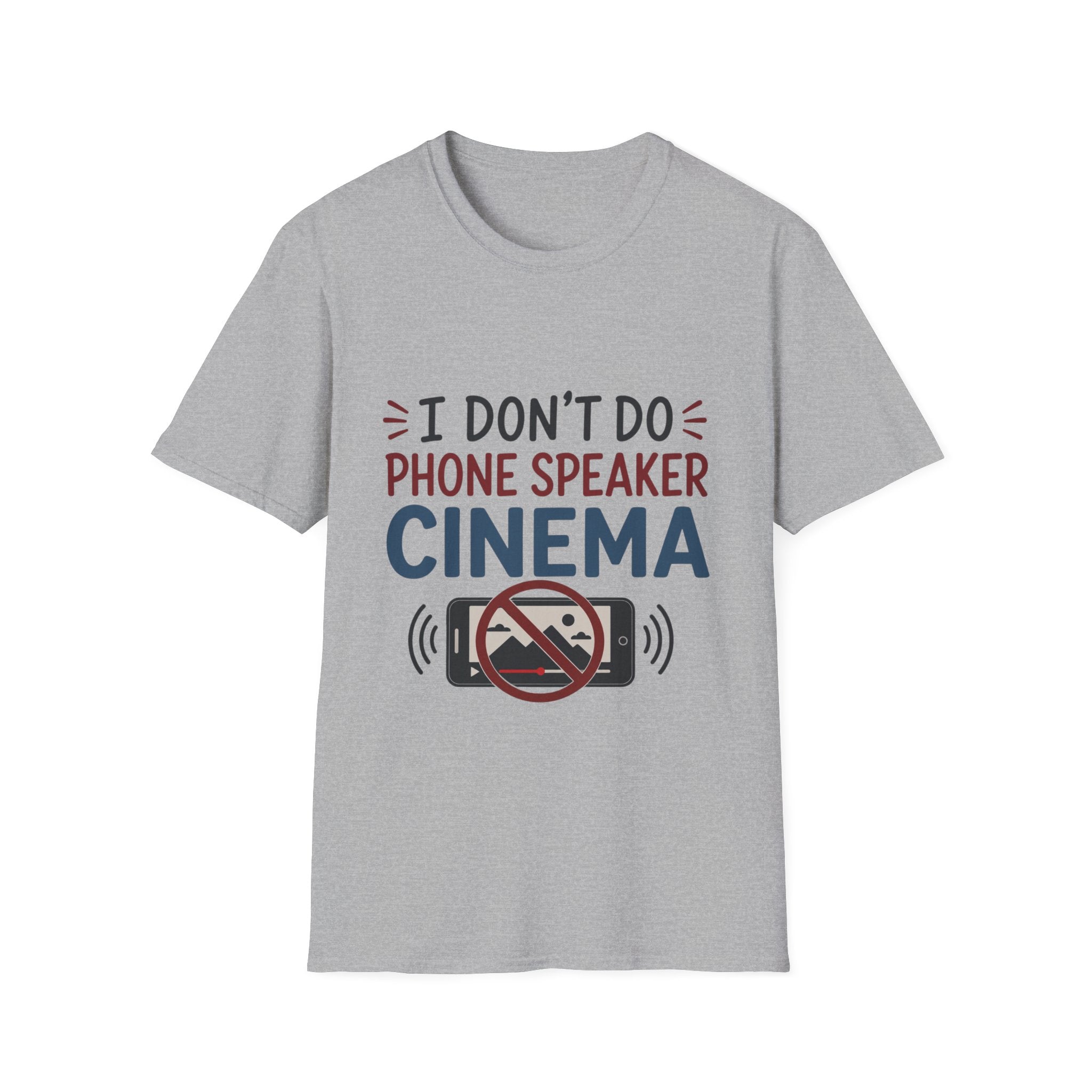 Dont Do Phone Speaker Cinema T-Shirt