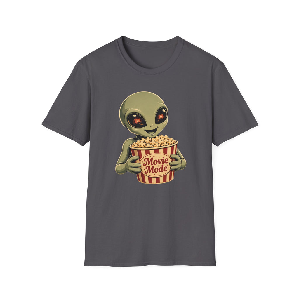 Alien Loves Movies And Snacks T-Shirt