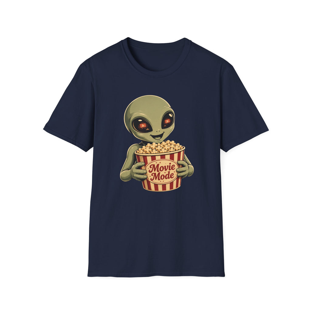 Alien Loves Movies And Snacks T-Shirt