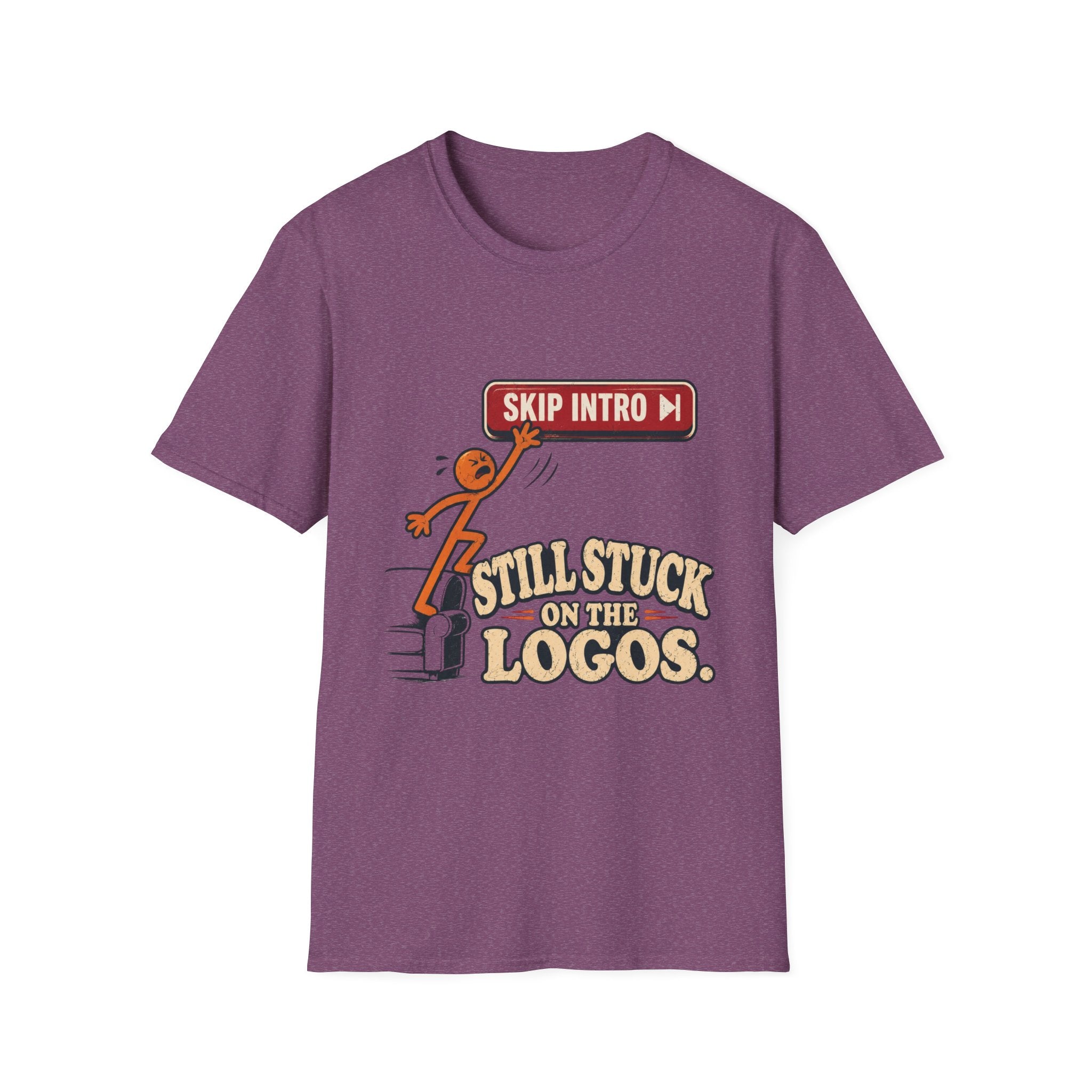 Skip Intro Stuck On Logos T-Shirt