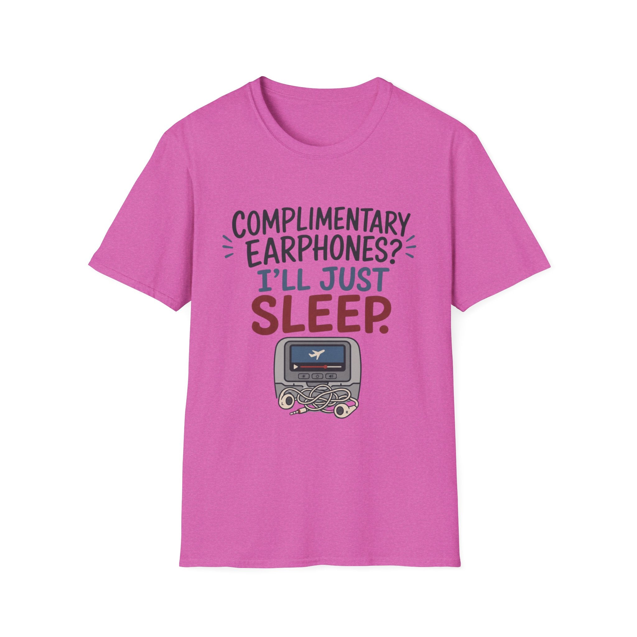 Complimentary Earphones I'll Sleep T-Shirt