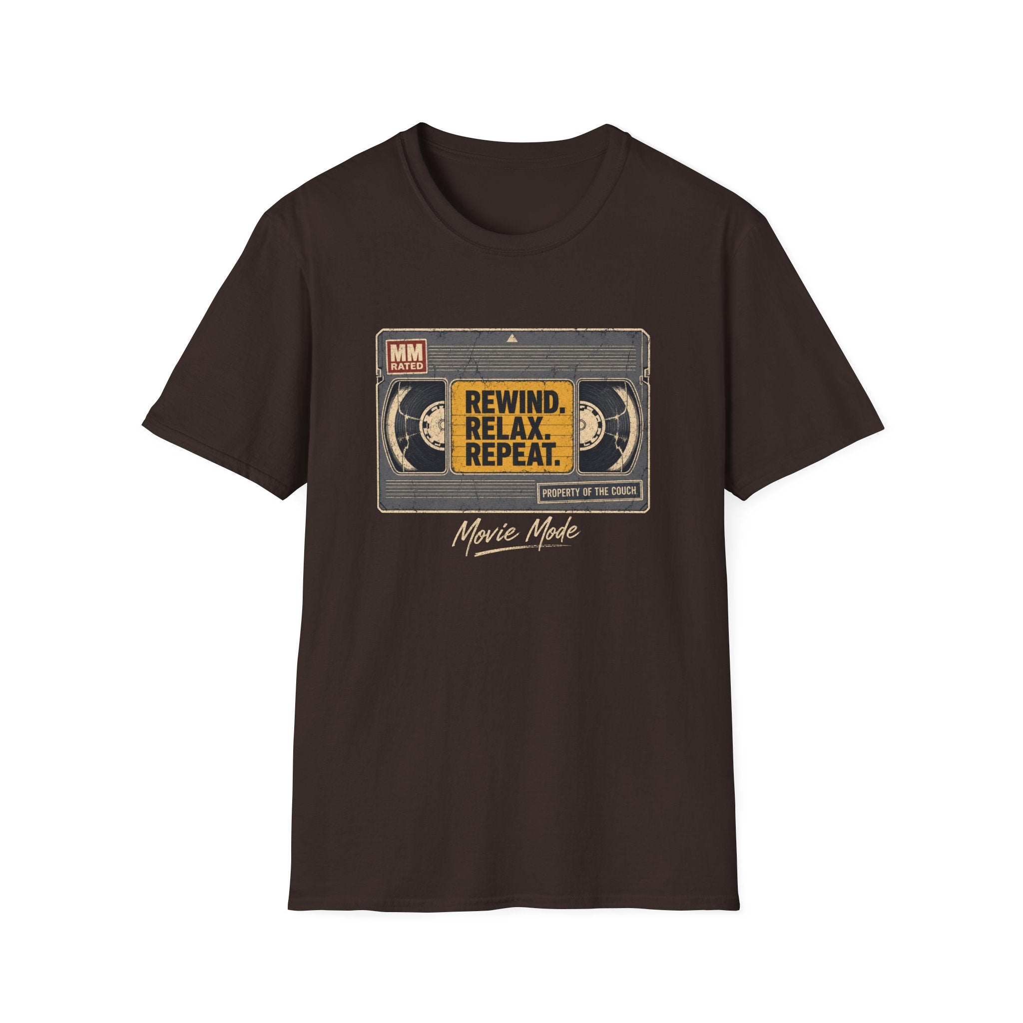 Rewind Relax Repeat Movie Mode T-Shirt