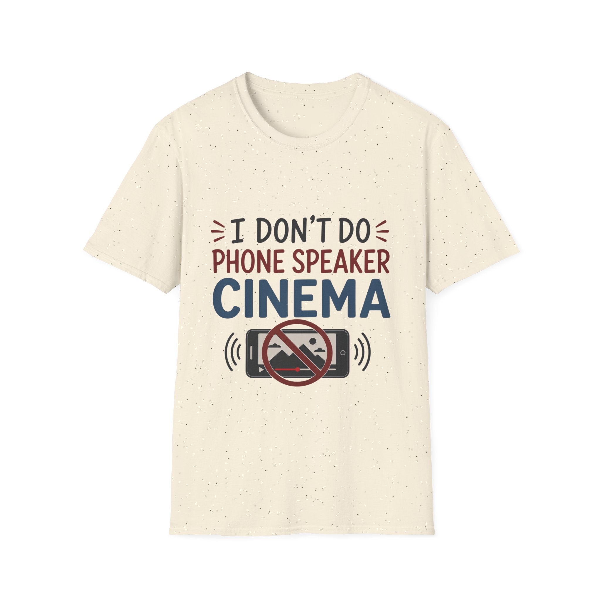 Dont Do Phone Speaker Cinema T-Shirt