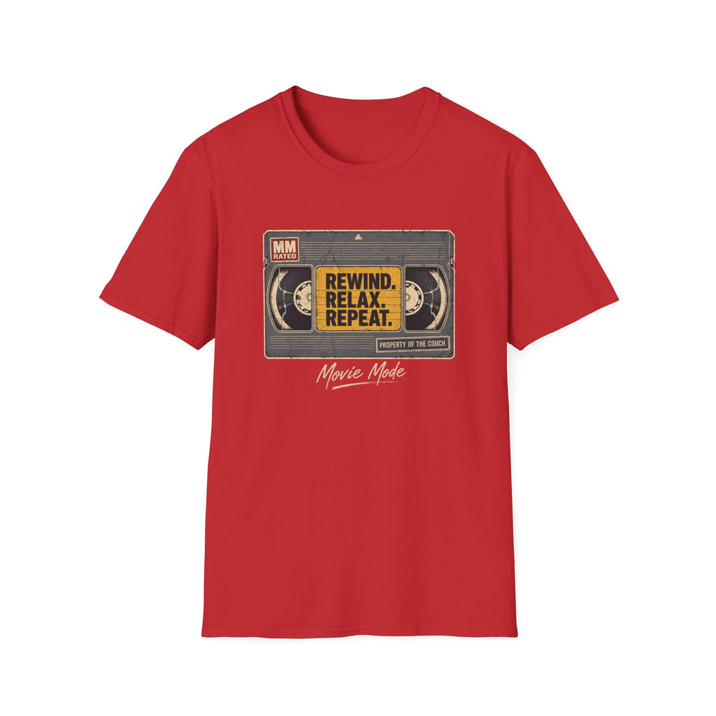 Rewind Relax Repeat Movie Mode T-Shirt