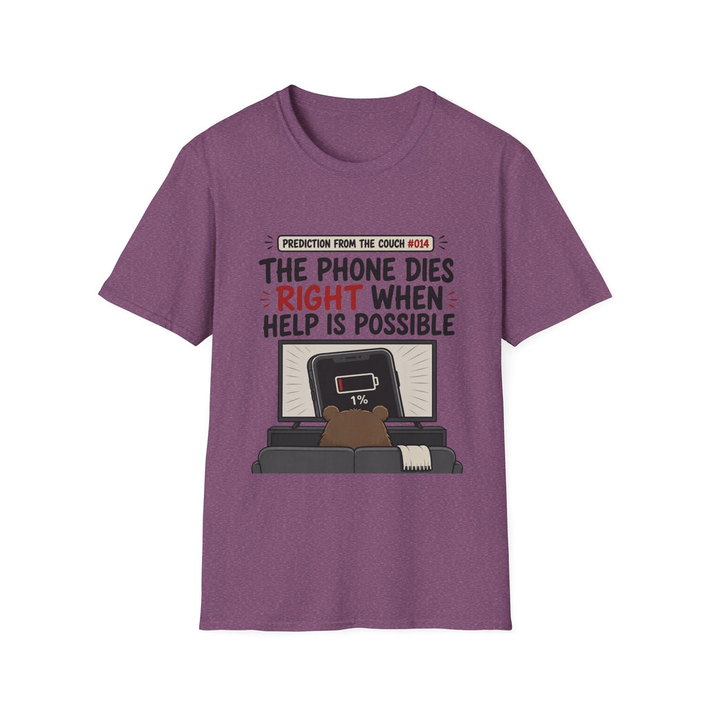 Phone Dies When Help Possible T-Shirt