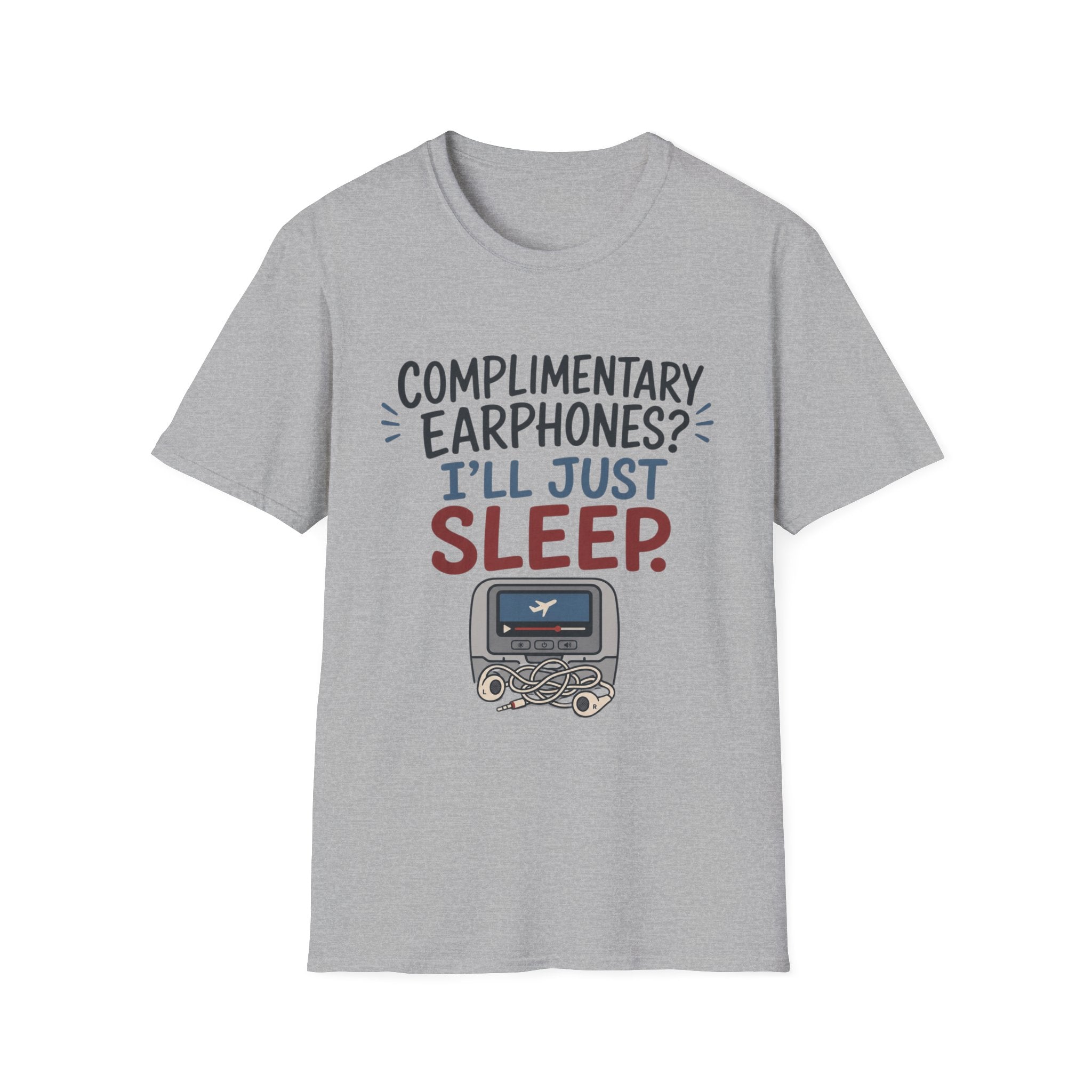Complimentary Earphones I'll Sleep T-Shirt