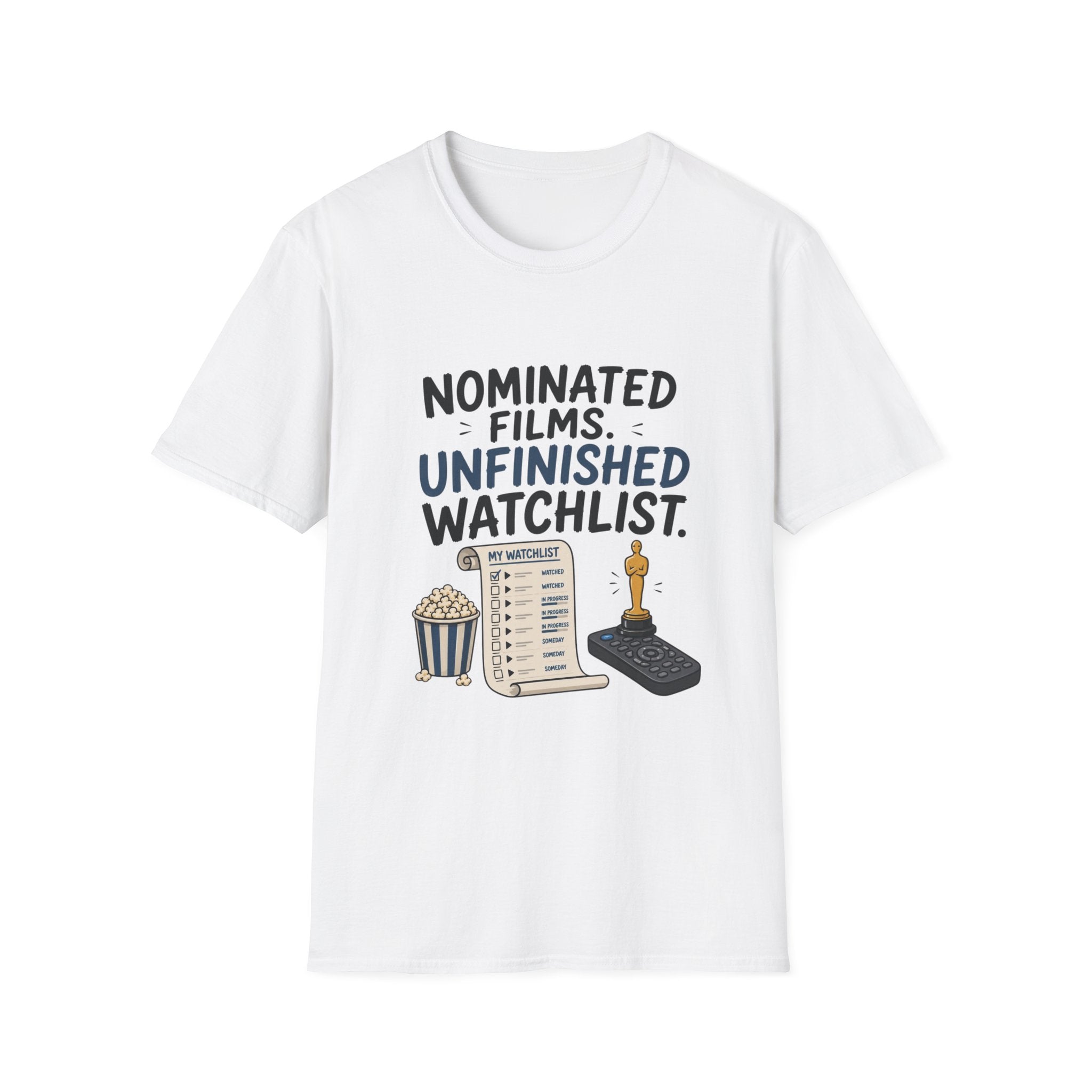 Nominated Films Unfinished Watchlist T-Shirt