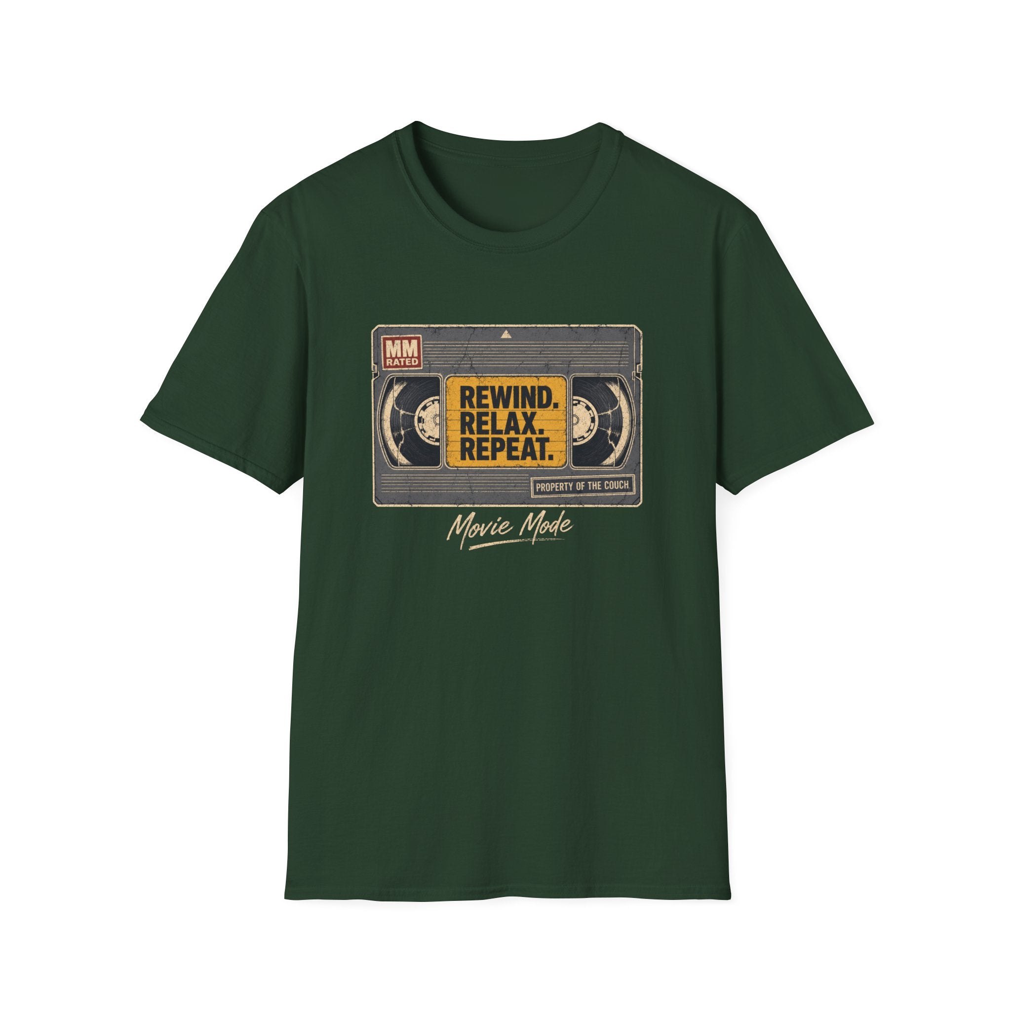 Rewind Relax Repeat Movie Mode T-Shirt