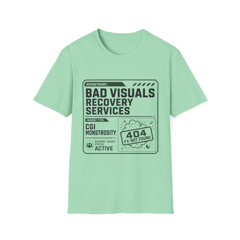 Bad Visuals Recovery Services T-Shirt
