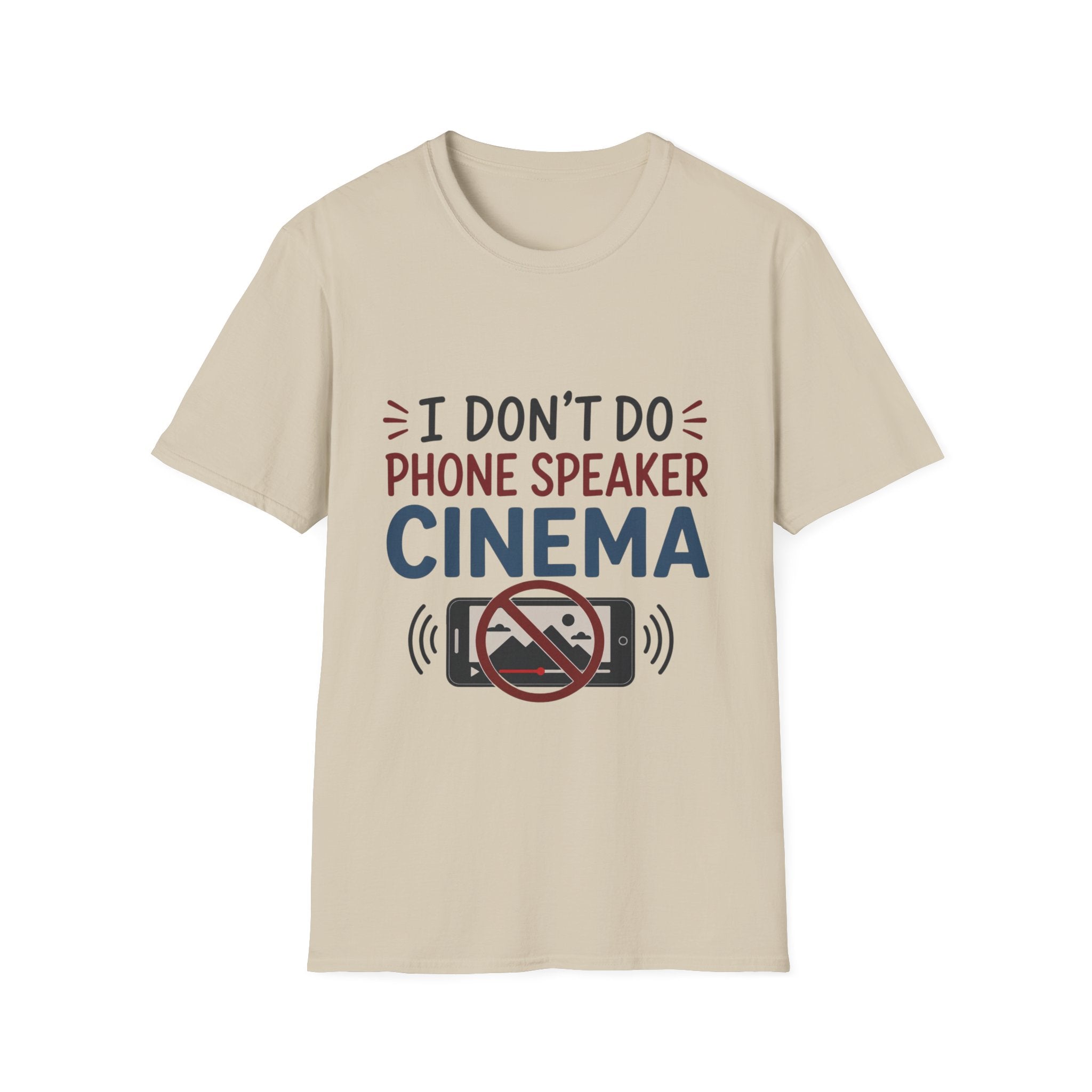 Dont Do Phone Speaker Cinema T-Shirt