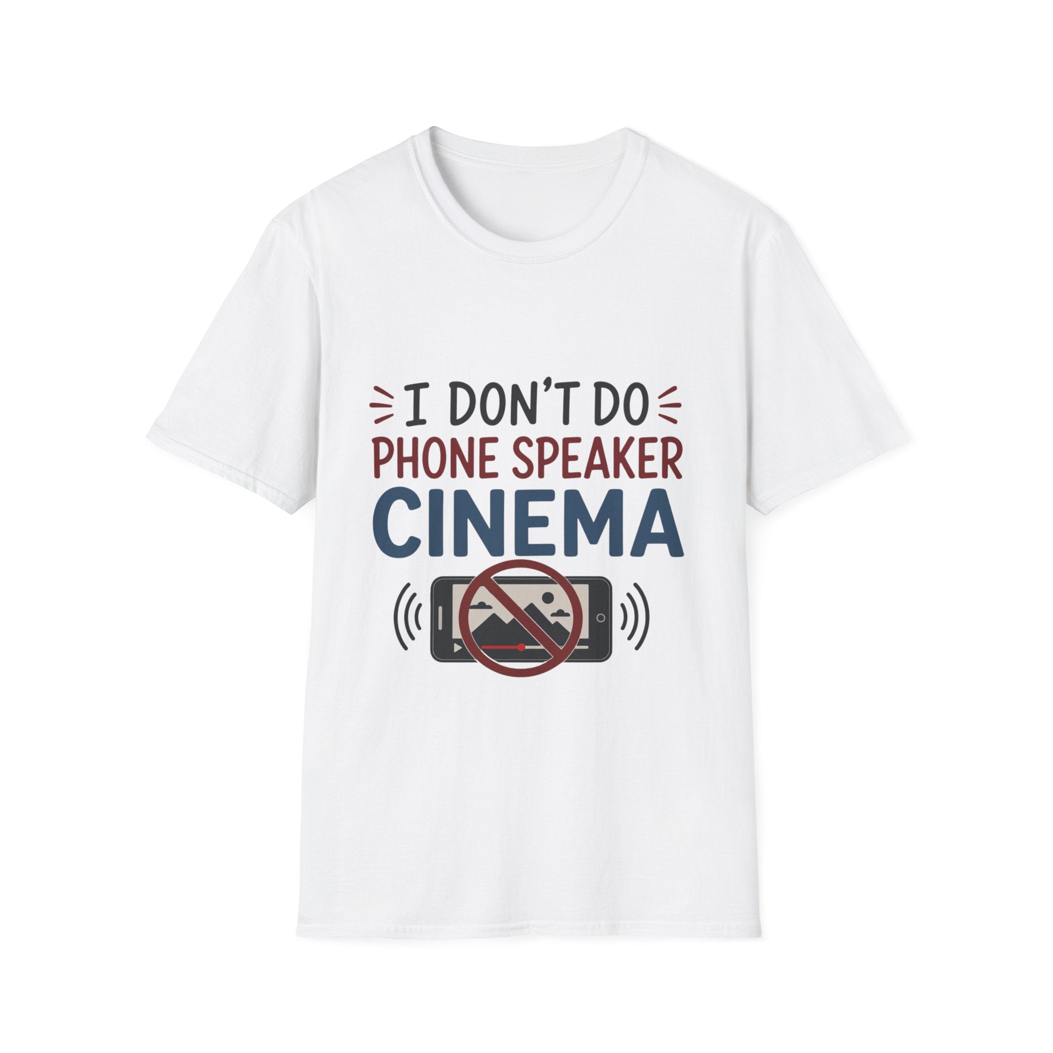 Dont Do Phone Speaker Cinema T-Shirt