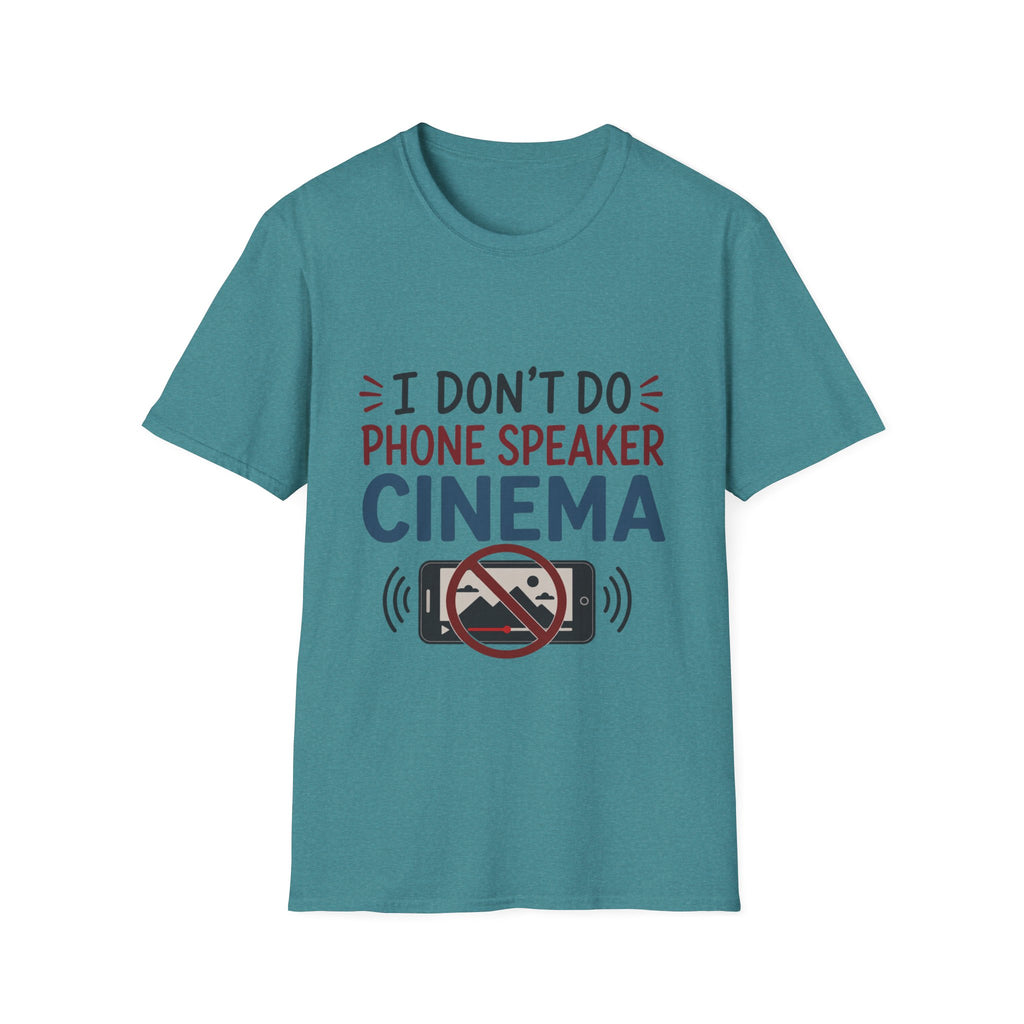 Dont Do Phone Speaker Cinema T-Shirt