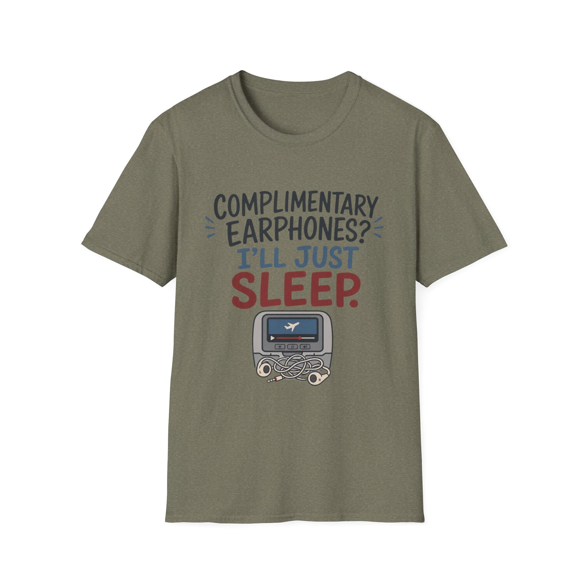 Complimentary Earphones I'll Sleep T-Shirt