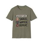 Weekend Plans Snack Watch Repeat T-Shirt