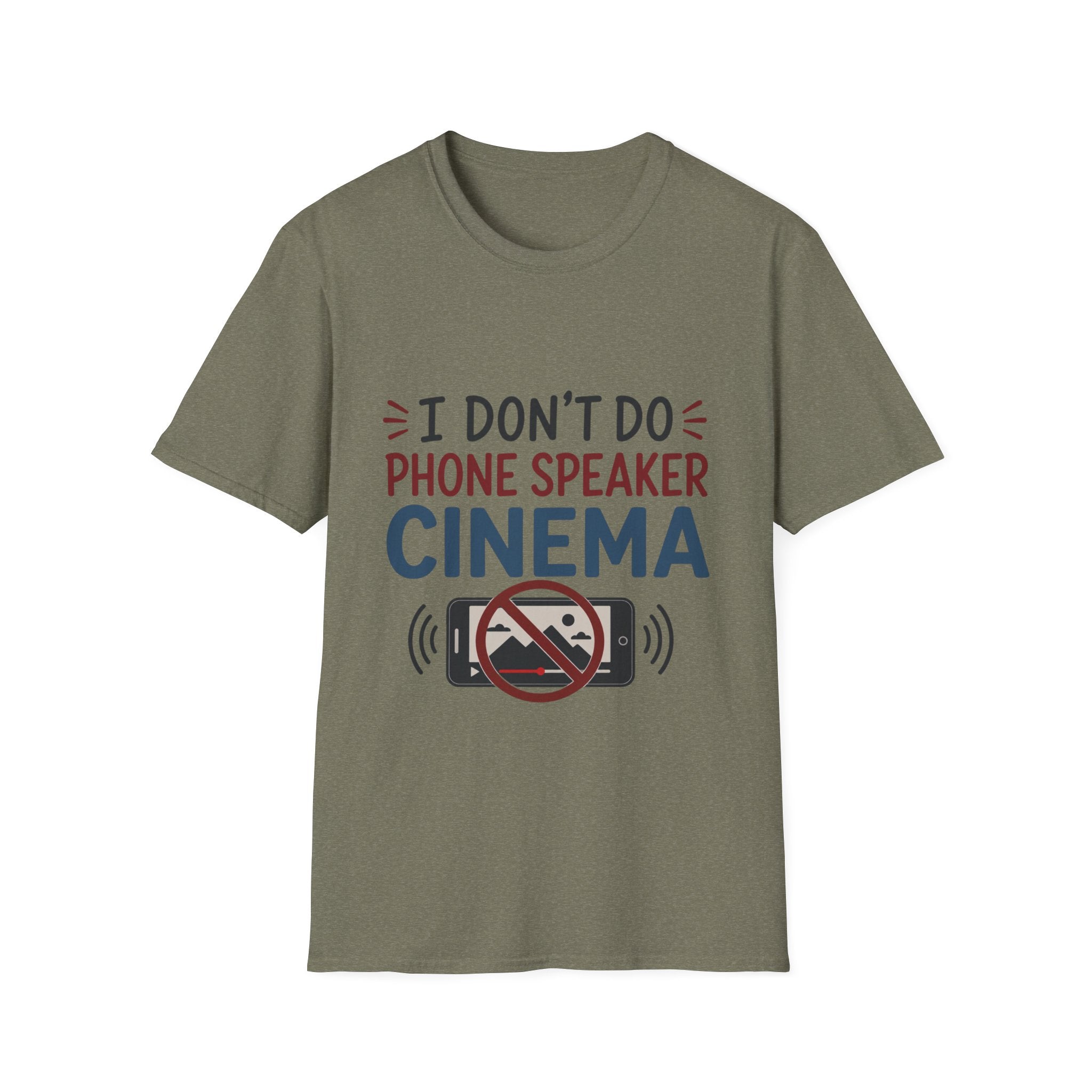 Dont Do Phone Speaker Cinema T-Shirt