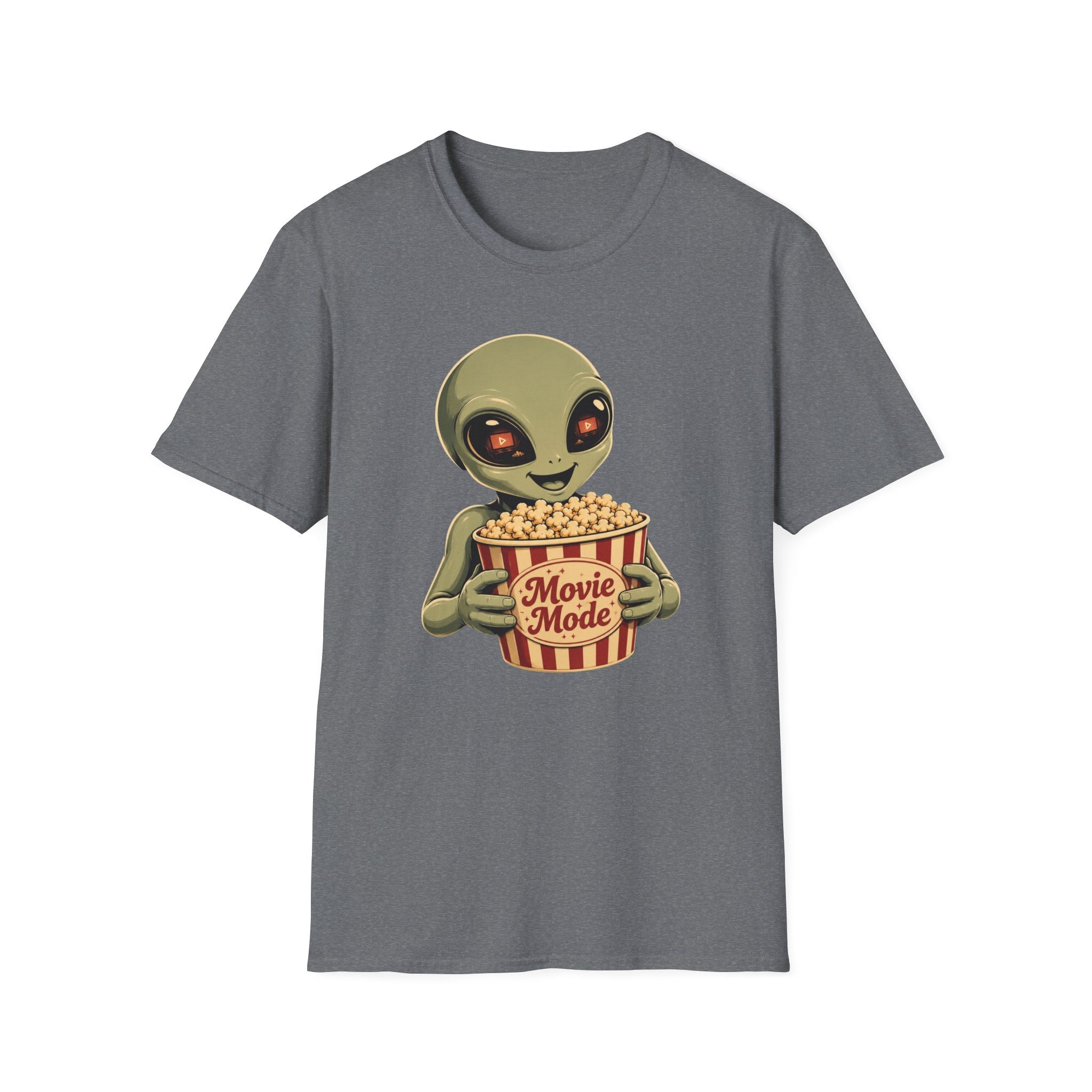 Alien Loves Movies And Snacks T-Shirt